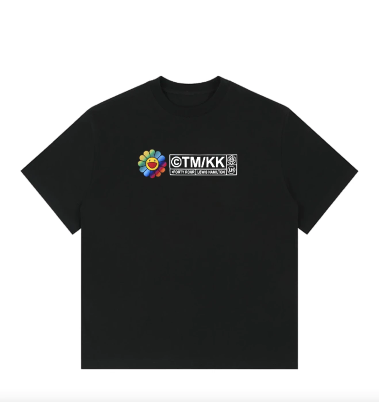 Hot Takashi Murakami SunflowerMen Streetwear Oversized T-shirts Band Cotton Tshirt Tees kidsCotton Tshir tMen Clothing