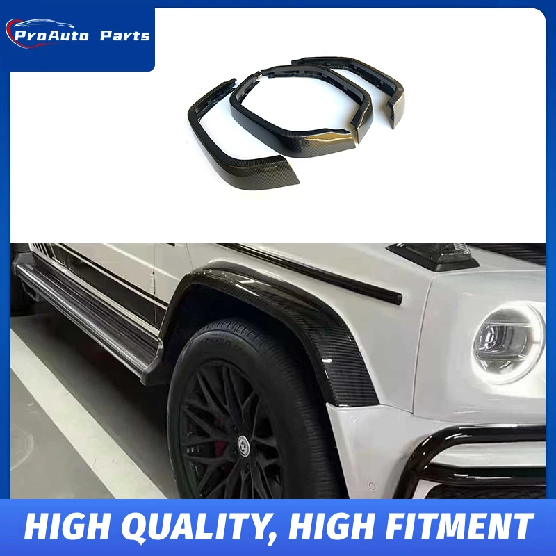 

Оригинальные сухие расширители крыльев из углеродного волокна для G63 W465 W464 сухое углеродное волокно G63 Колесные амортизаторы G63 Широкие карбоновые крылья OEM