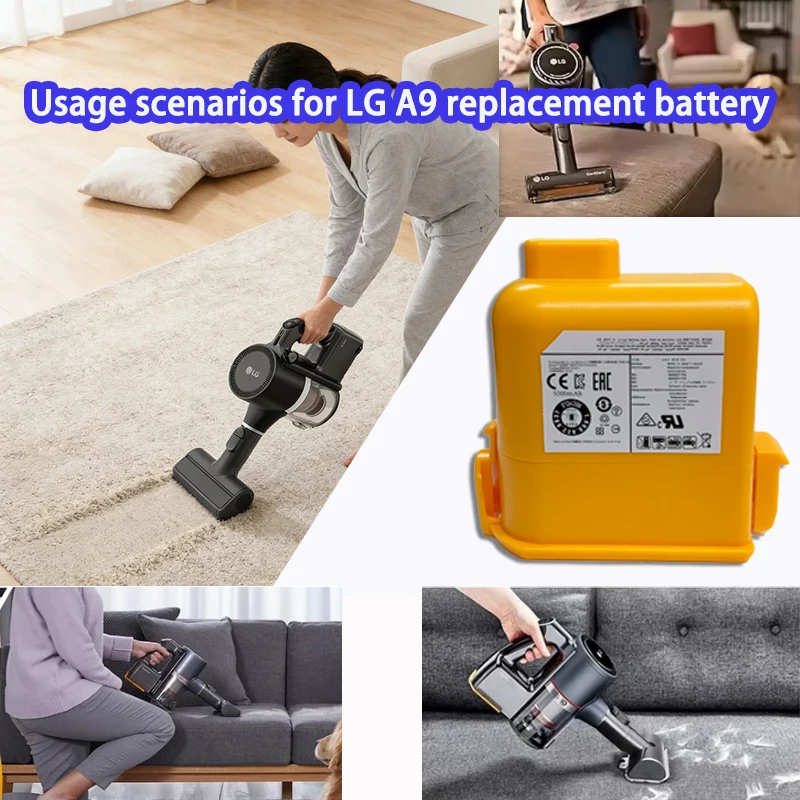 For LG Cord Zero A9 vacuum Cleaner Series 25.2V  original universal Rechargeable Battery