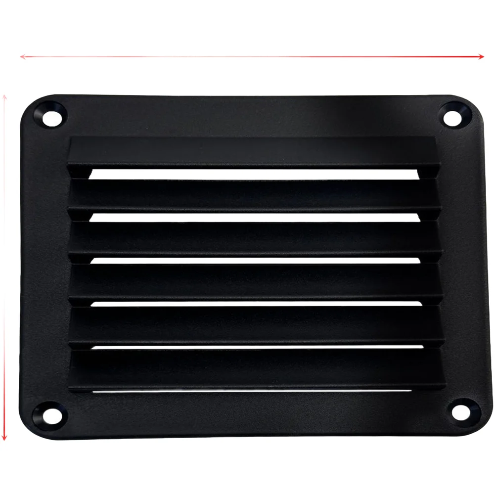 Nylon Square Ventilation Grille for Marine Air Vent Outlet Louver Use with Construction 140mm x 123mm Dimensions