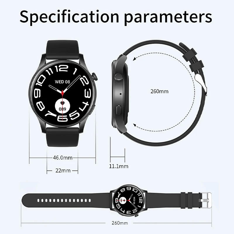 High definition screen smart watch heart rate health monitoring, built-in small game watch with switchable sports mode