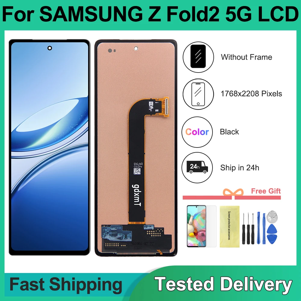 For Samsung Z Fold 2 5G LCD External Screen Digital Touch Display Assembly Compatible with SM-F916B SM-F916U - Mobile Phone Part