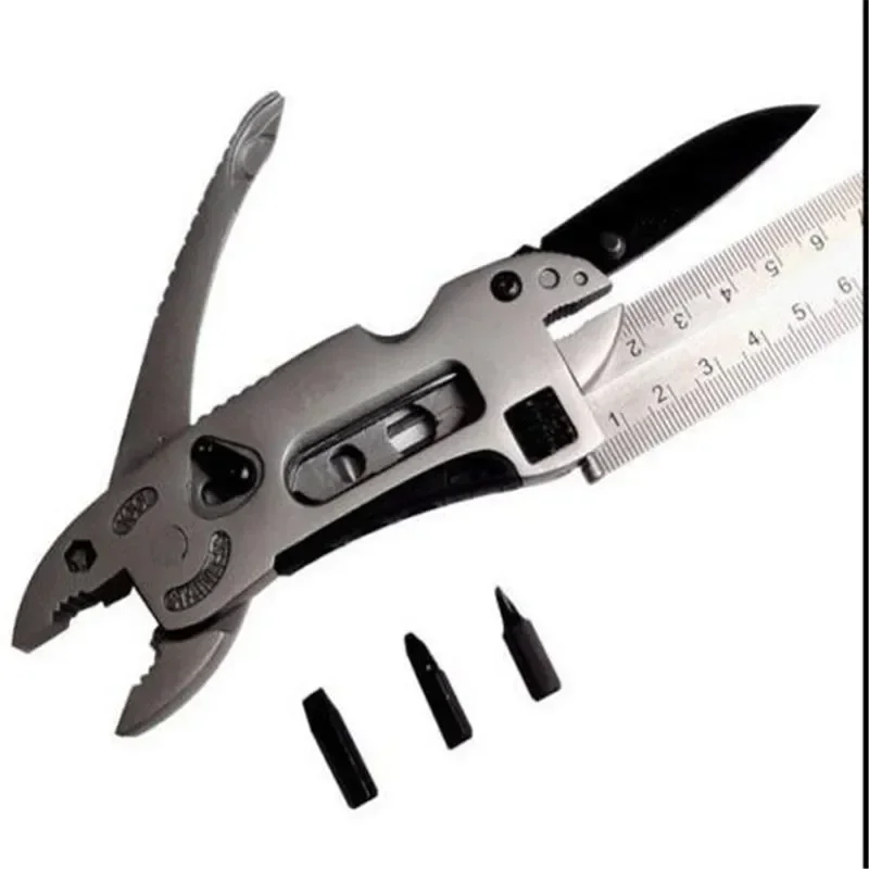 Pince Porte-clés Multifonctionnelle 9 En 1، Tournevis، Outils De Poche، Camping En Plein Air، Pince Et Clé Polyvalentes