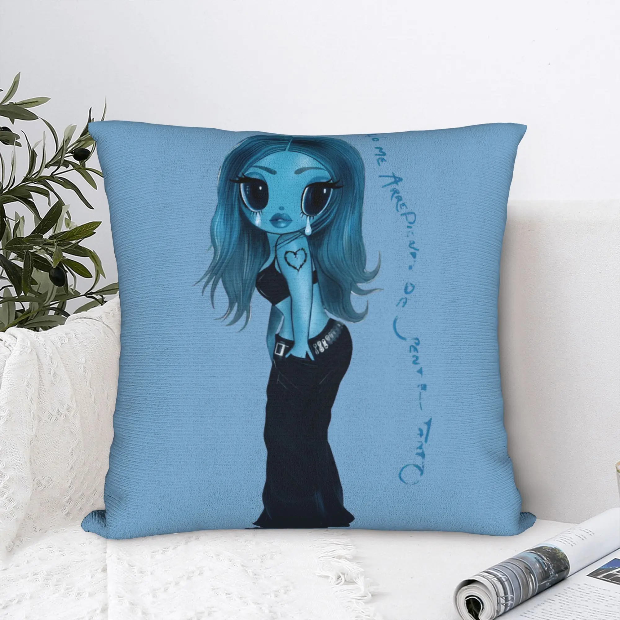 No Me Arrepiento De Sentir Tanto Karols G NMADST  Printing Pillowcase Cushion Cover  Throw Pillow Cover