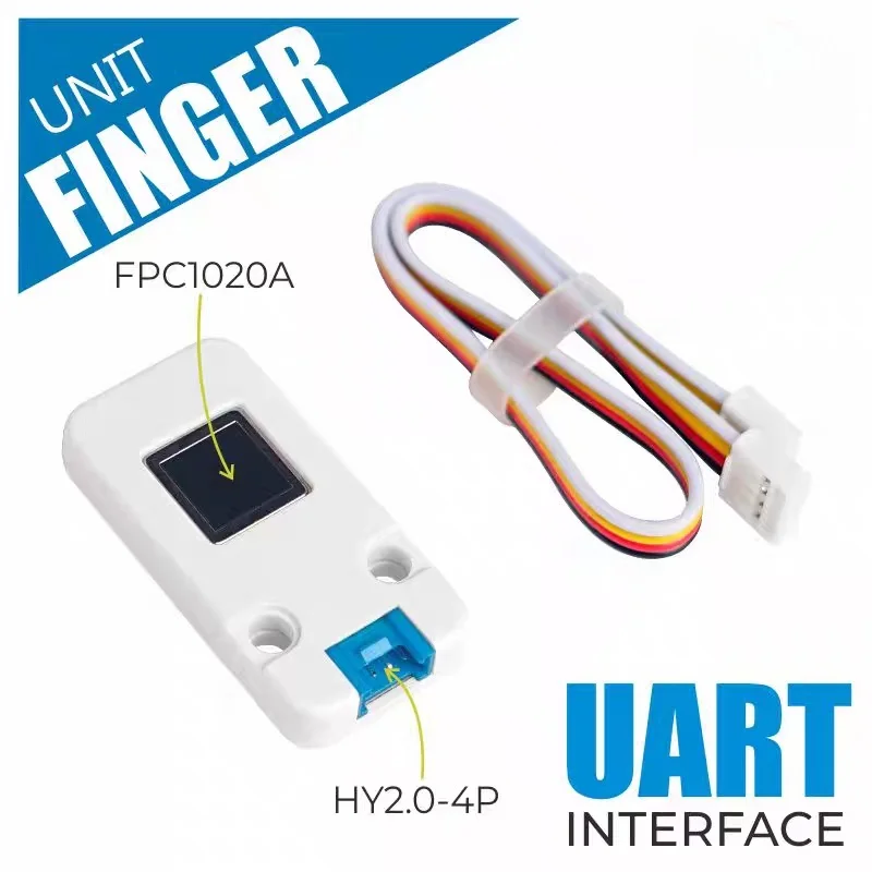 Official M5Stack Unit Finger Fingerprint Recognition Sensor FPC1020A Capacitive Fingerprint Scanner