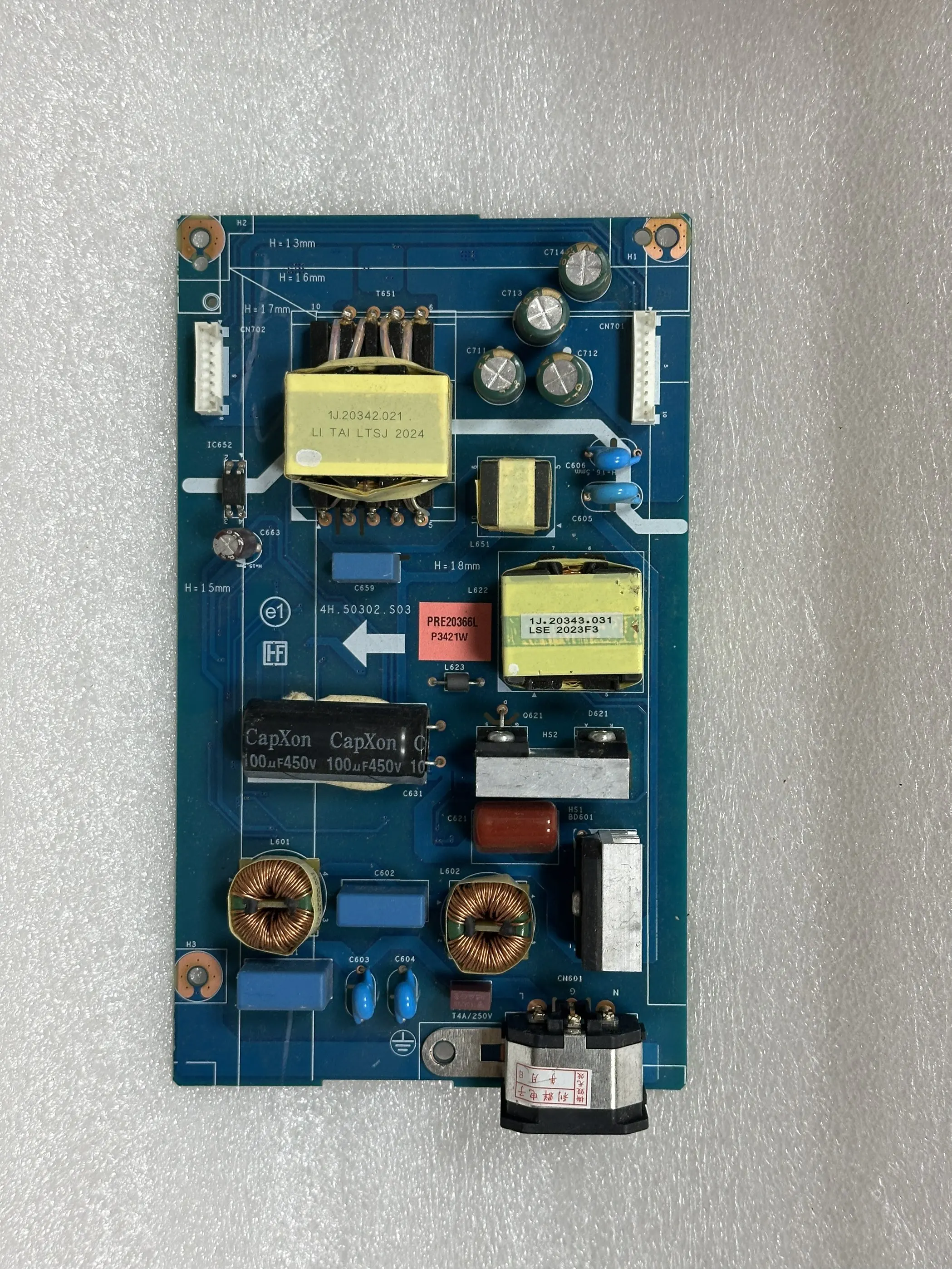 Origina for l P3421W power board 4H.50302.A00 = 4H.50302.S03