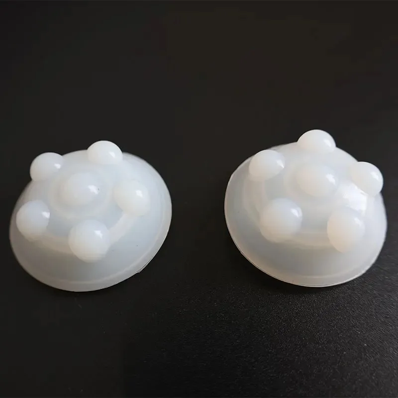 Accessorio per macchina facciale a bolle di ossigeno 5 pezzi Manico in ossigeno Testa in silicone Strumento per la cura della pelle Pezzi di ricambio idrafacial Pulizia della pelle