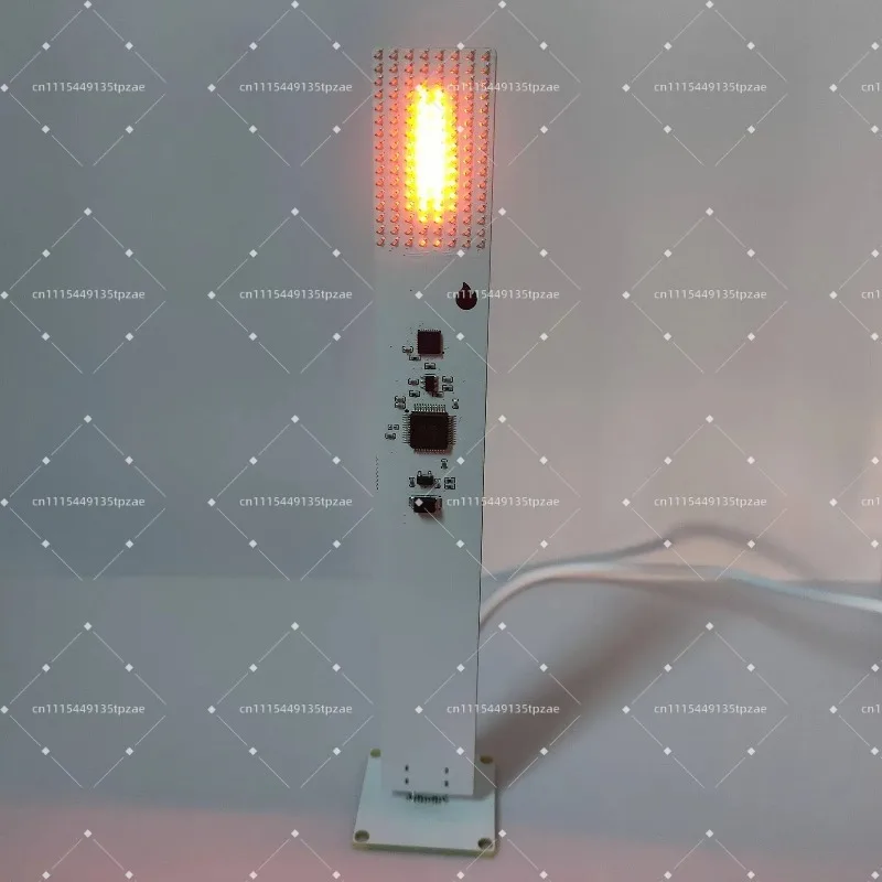 Creative Desktop Ornament Electronic Candle Simulation Flame Pixel Torch Home Atmosphere Decoration Art Gift