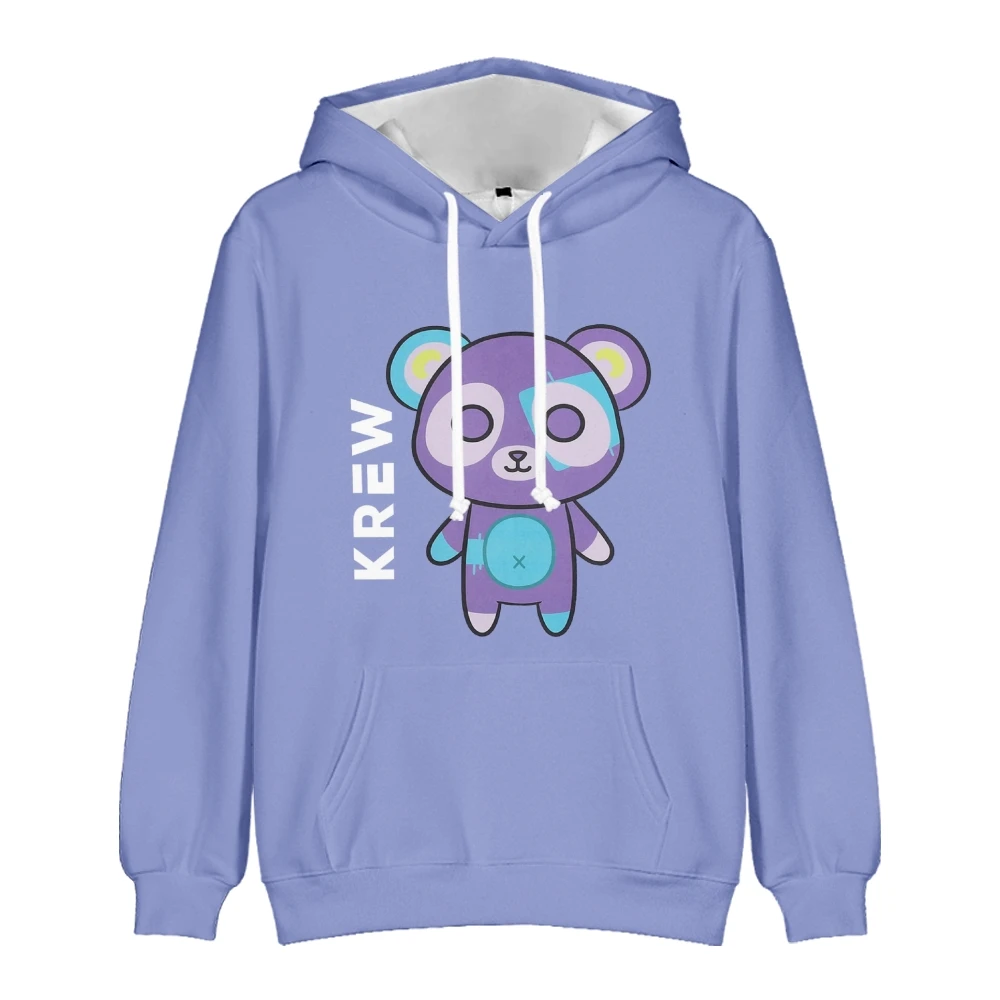 ItsFunneh Krew District 3D Print Kids Hoodie for Boys and Girls Harajuku Sweatshirt Pullover Hooded Jacket Children Clothes