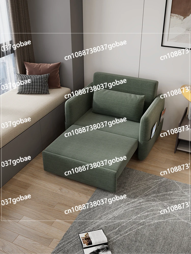 ZC Single Sofa Bed Foldable 1 M Small Apartment Balcony Dual-Use Telescopic Bed