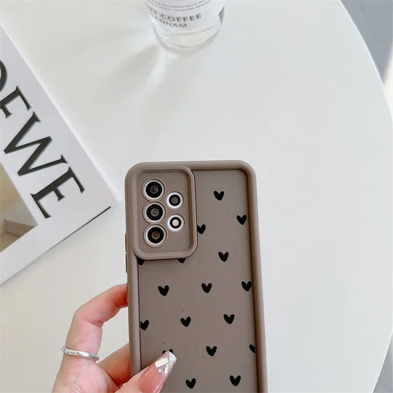 حافظة لهاتف شاومي ريدمي 15C 15 14C 13C 12C 10C A5 ريدمي نوت 14 13 12 Pro Plus 11 12S 11S سيليكون بساطتها الحب القلب #5