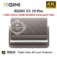 XGIMI RS 10 Pro 4K Tri Laser Projector 3000CVIA Lumens 4+64GB lMAX Enhanced  WIFI6 3D Android Home theatre