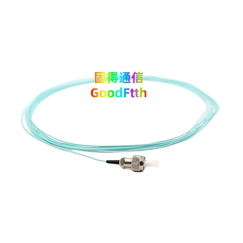 Fiber Pigtail ST OM3 Simplex  0.9mm Aqua Cable 10PCS/Lot GoodFtth