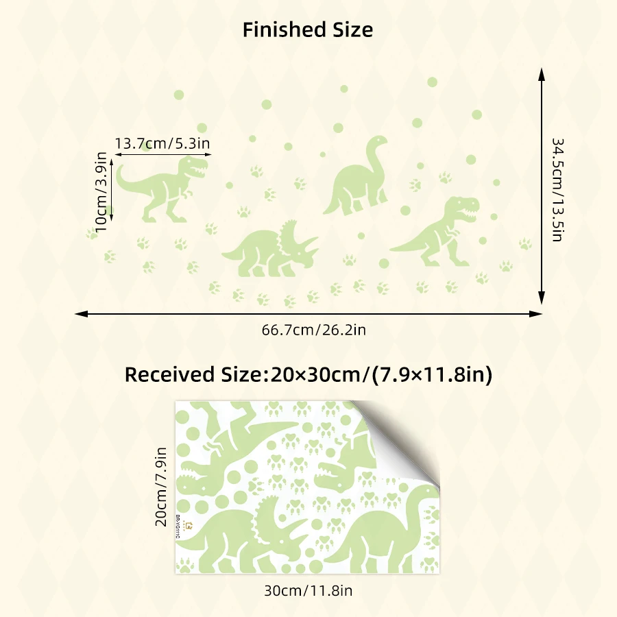 مضيئة ديناصور نجوم ملصقات جدار لغرف الأطفال ديكور المنزل غرفة المعيشة ديكور الشارات الفلورسنت توهج في الظلام #6
