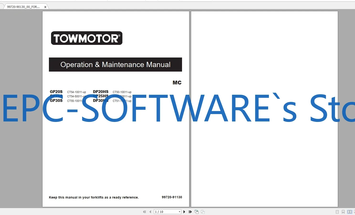 

EPC-OFTWARE CAT Вилочный погрузчик 33,56 ГБ MCFA Полная коллекция Новые обновленные 03.2022 Руководства в формате PDF