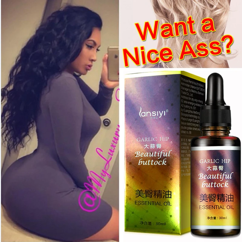 30ml Best Effective Coffee Ginger Chili Hip Lift Up Lifting Bigger Buttock Cream Big Ass Enlargement Butt Lift Enhancer Oil