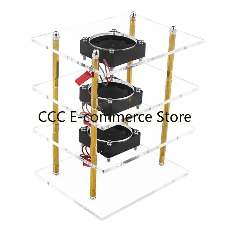 

for OrangePi 5 Acrylic Case Clear Cover Box1/2/3 Layers Optional R58A