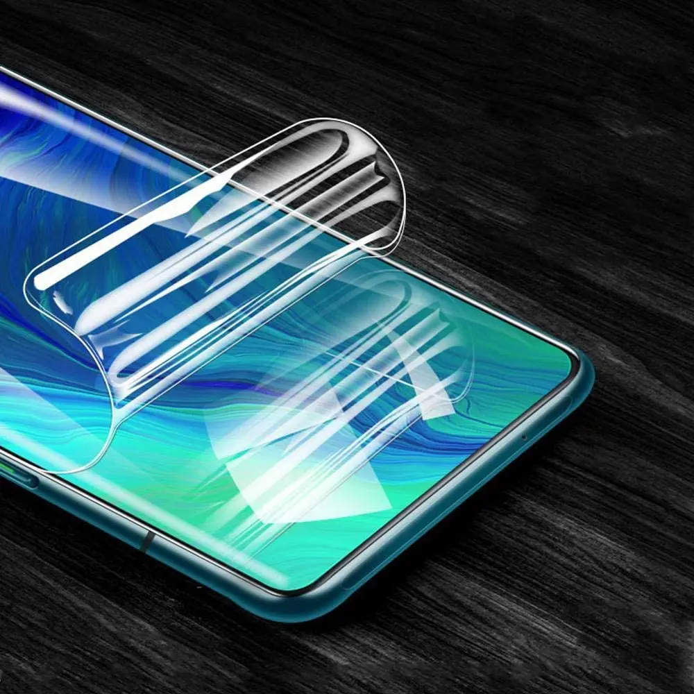 5Pcs Hydrogel Film For OPPO Realme 7 6 5 3 C2 C3 X2 Pro Full Cover Foil Gel Screen Protector Realme X50 TPU Film Not Glass