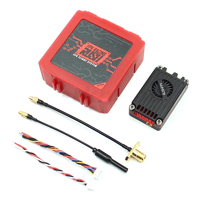 RUSH TANK MAX SOLO VTX 2.5W High Power VTX 48CH Video Transmitter with CNC shell for RC FPV Long Range Fixed-wing Dron
