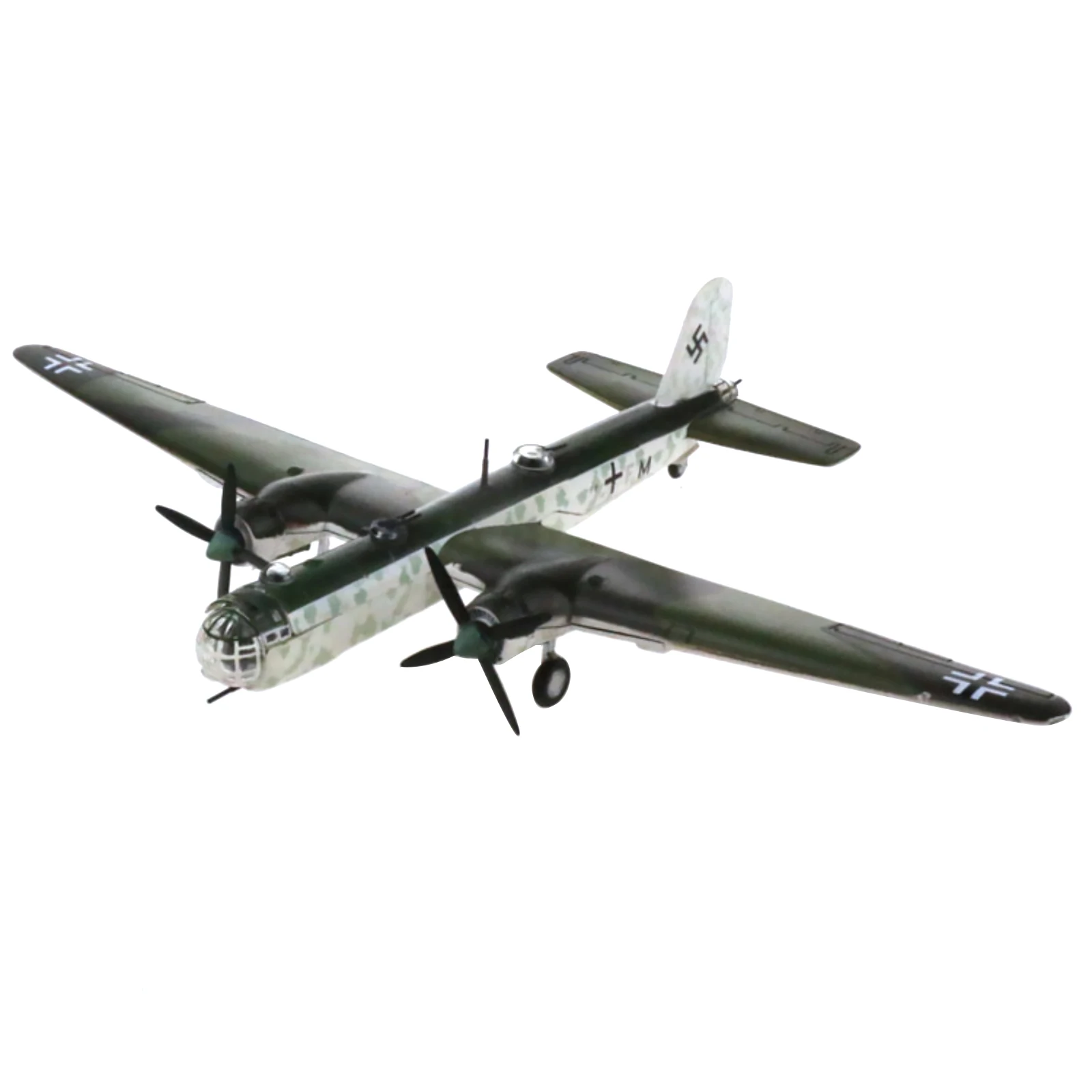 

21.8*15.3*4.4cm 1/144 WWII Germany Heinkel He 177 Attack Plane Alloy Diecast Model Gift for Plane Enthusiast Collection Gift Toy