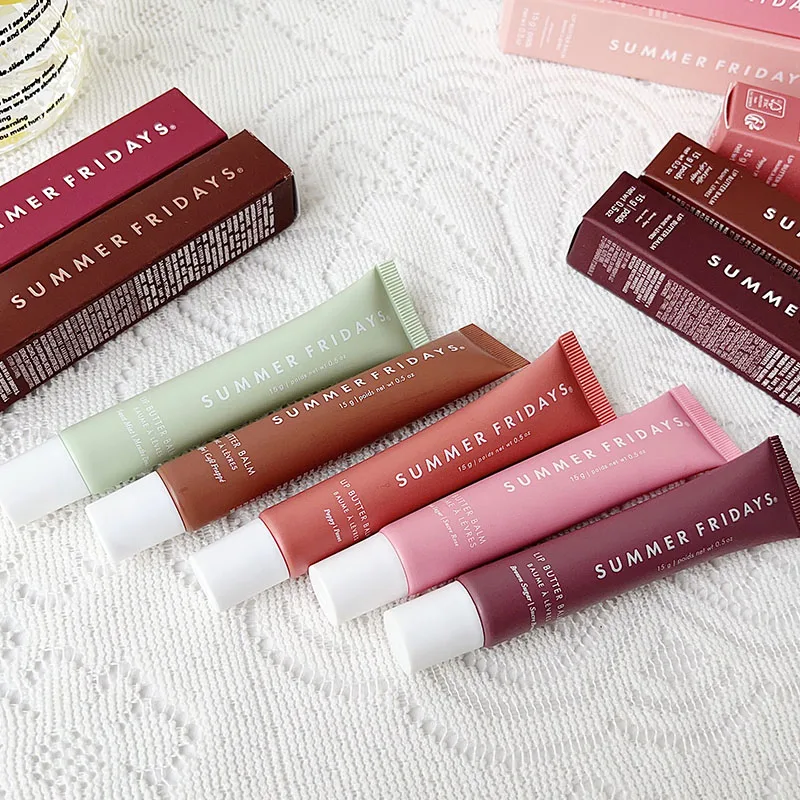 Moda nuevos fríos de verano bálsamo labial hidratante suavizante labios suaves cosméticos dulce menta hielo café cereza maquillaje cuidado de los labios