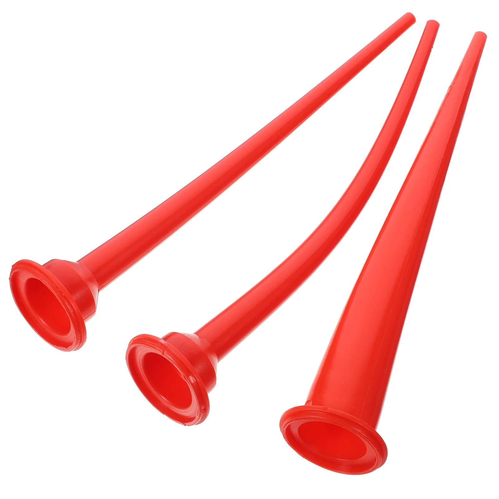 3 szt. Dysze do silikonu szklanego 30 cm, przedłużone, grubo-cienkie, zakrzywione, z długim ustnikiem, wielokrotnego użytku, narzędzie do silikonowania zapewniające precyzyjną kontrolę, do elektronarzędzi