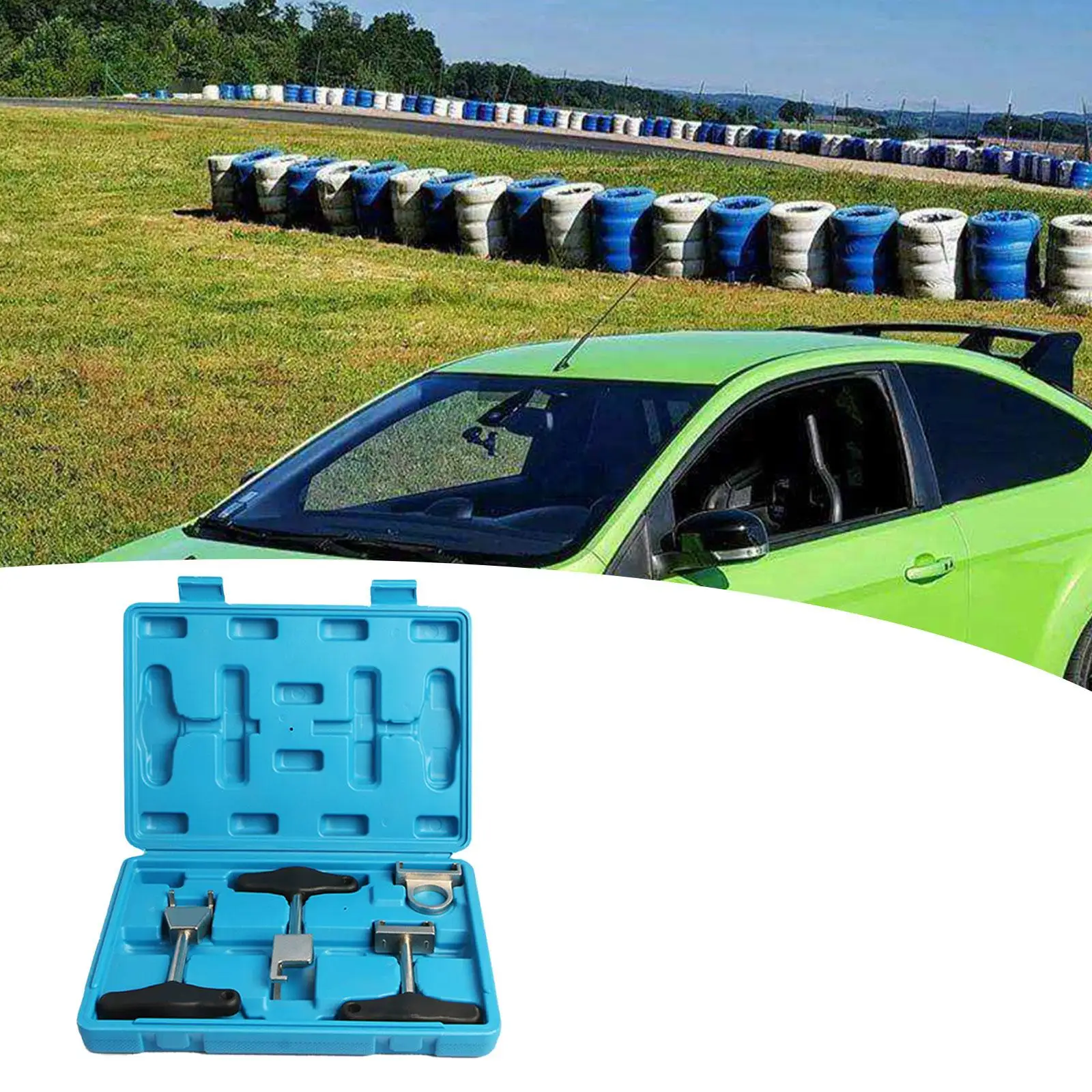 

4 Pieces Ignition Coil Connector Removal Tool with Carrying Case T40039 T10095A for Audi Professional Automobile Accessory