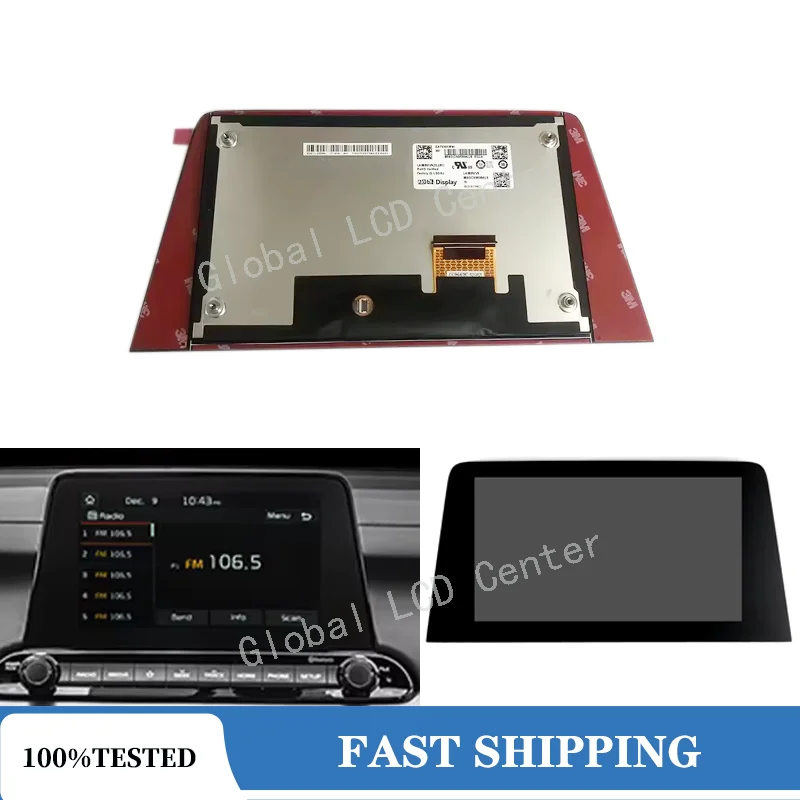 

Original 8 inch LA080WV9-SL01 LCD Display Screen With Touch For Forte 2019-2021 LA080WV9 96160-M7070WK 96160M7070WK