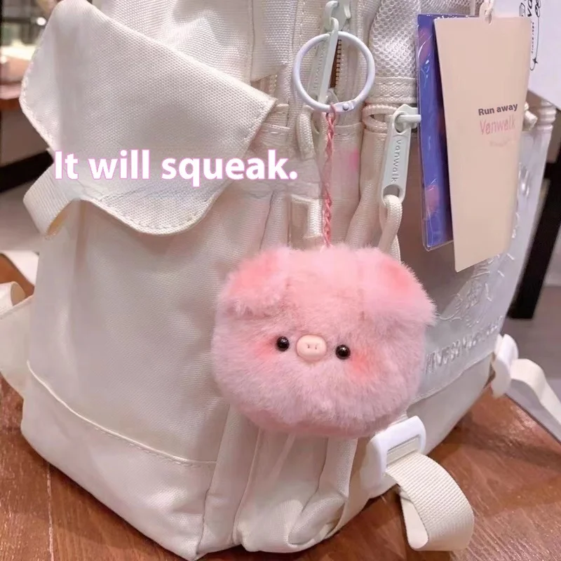 

Писклявая Свинья, милая плюшевая кукла, брелок, подвеска, сделай сам, розовая Свинья, кукла, сумка, подвеска, украшение для отправки детей, коллекция подарков