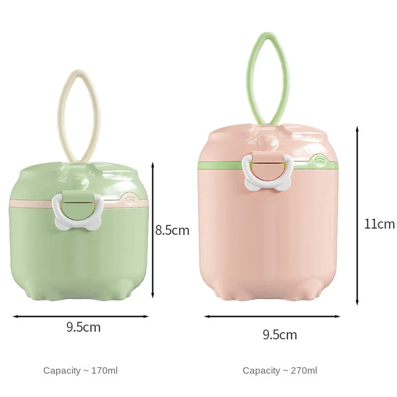 Baby Milk Powder Portable Baby Food Storage Box Essential Cereal Infant Milk Powder Box Toddle Snacks Container