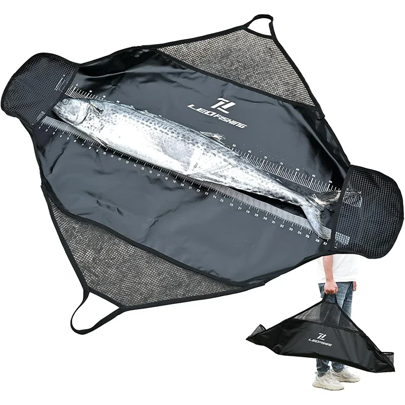 

Весовая сумка для рыбного турнира, сумка для туристической рыбы. Прочная сумка для транспортировки рыбы с прочной нейлоновой ручкой и весами.