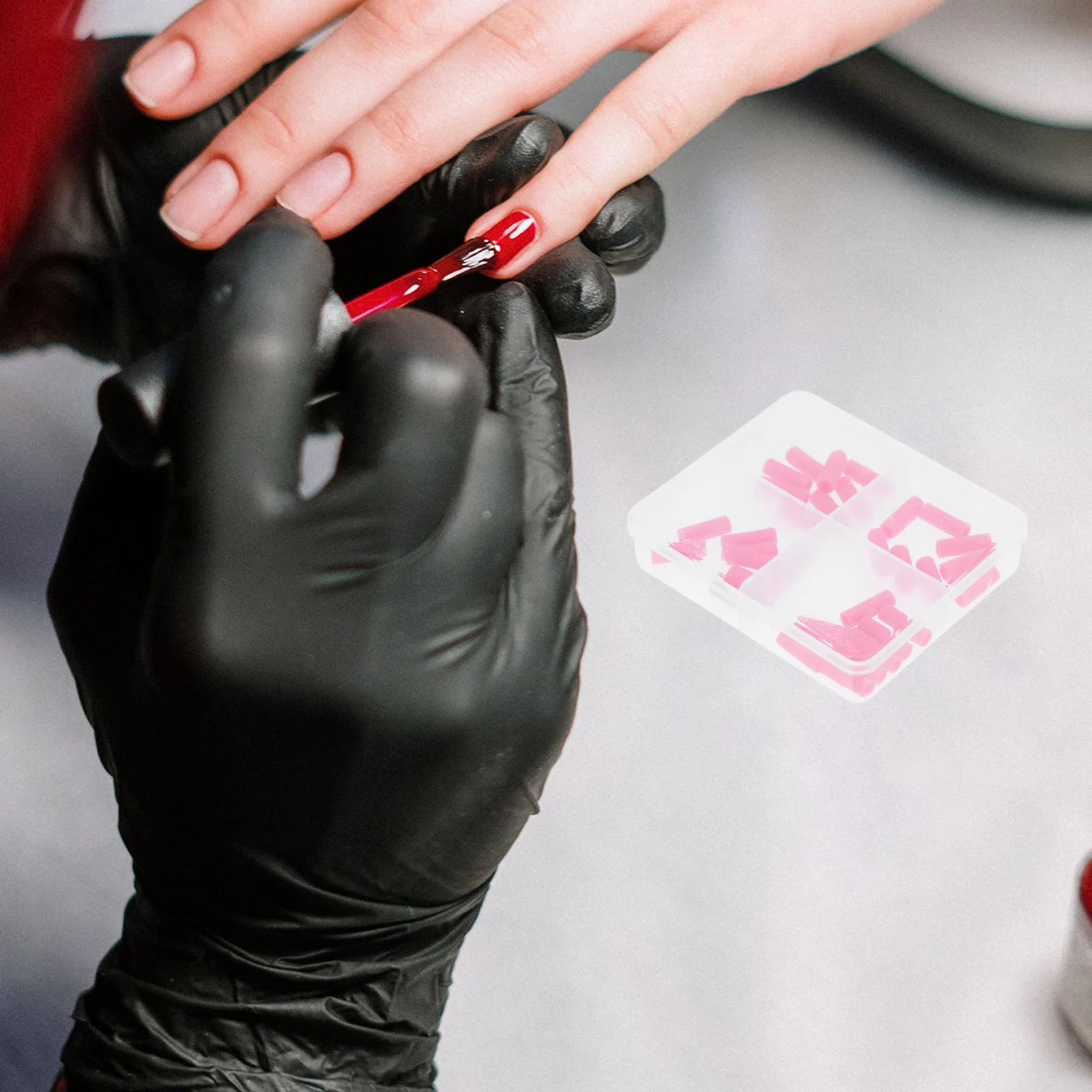 32 Uds Mini púrpura S para taladro de uñas grano fino para pulir forma quitar uñas de Gel salón en casa uso profesional ligero