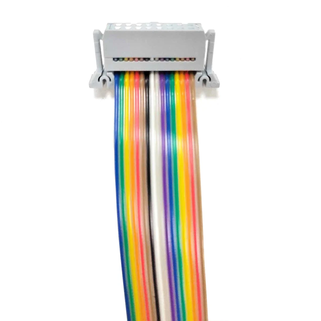 10 pezzi 16P rame puro colorato farfalla clip cavo a nastro linea segnale dati per display a LED accessori universali in filo di rame