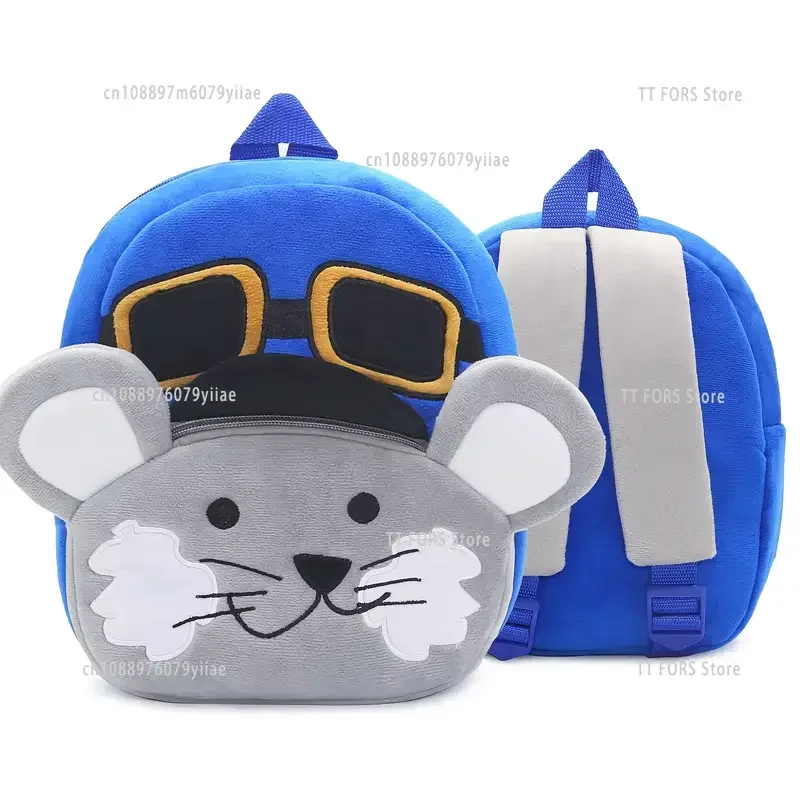 Ransel Anak-anak Mewah Lucu Kartun Ransel Hewan Ransel Balita Anak Laki-laki dan Perempuan Tas Sekolah Kasual Cocok untuk Prasekolah