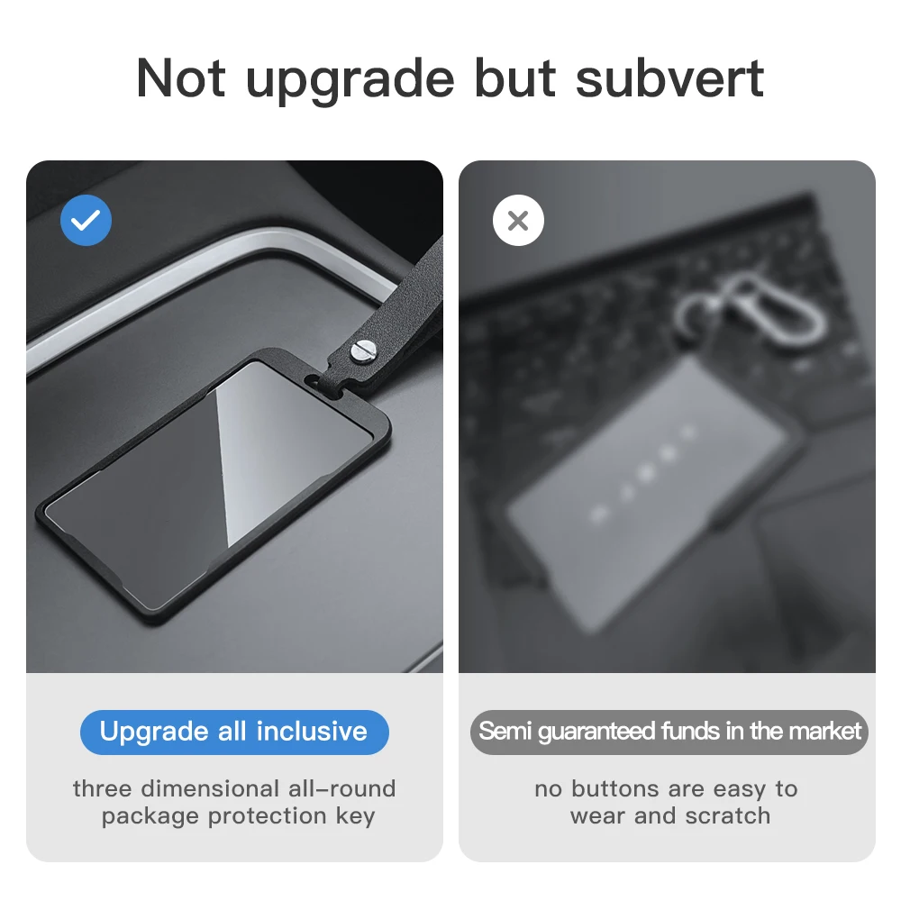 YZ Applicable to Tesla Model 3 Y Juniper New Aluminum Alloy Key Card Car Card Key Protector Case Cover Full Cover Accessories