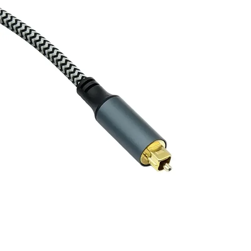X49A-Braided USB-C To Optical Audio Adapter Cable With Plated Connectors For/Soundbars, Speakers And Home Theater Systems