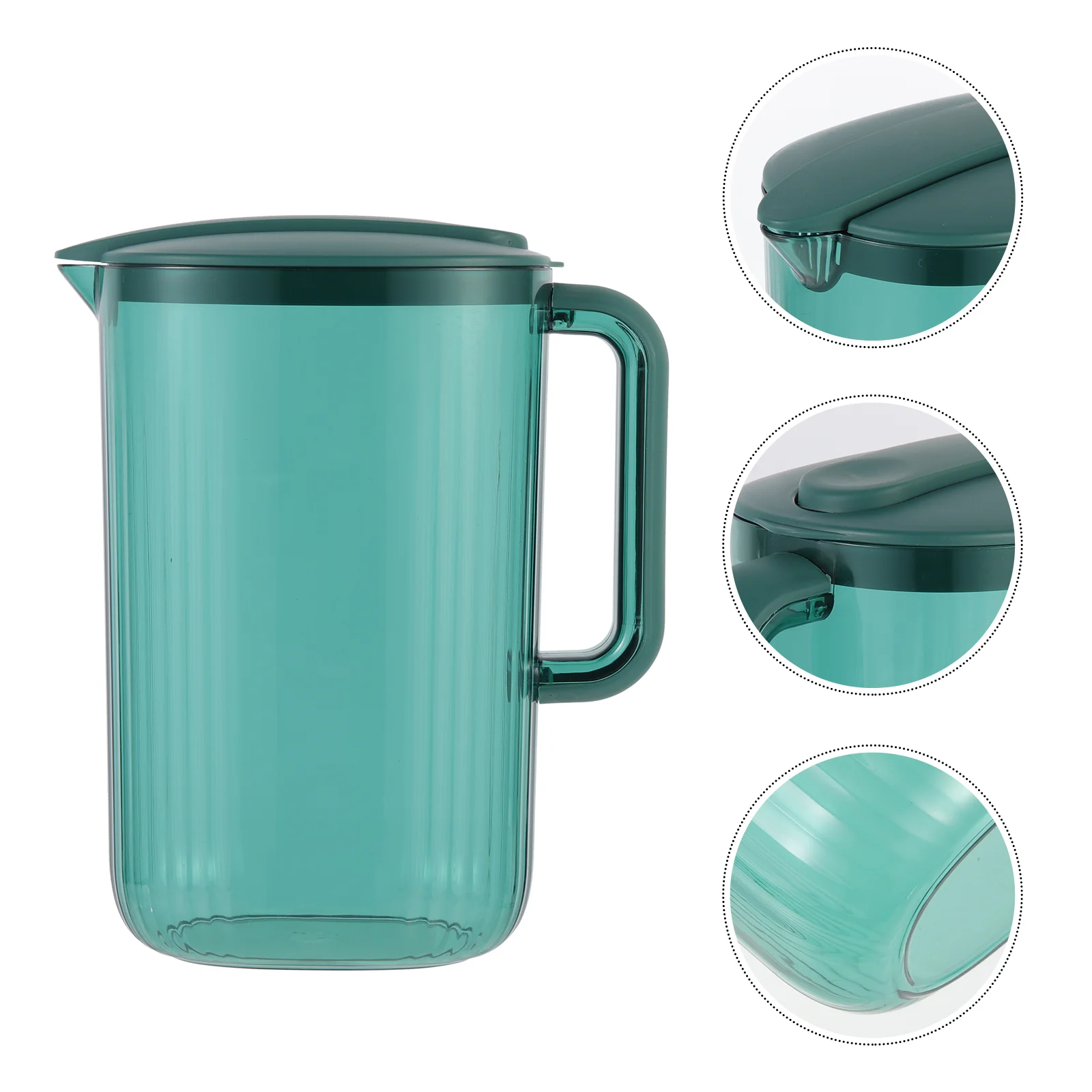 Portable Fridge Cold Water Bottle Small Refrigerator Household Kettle Juice Jug Green