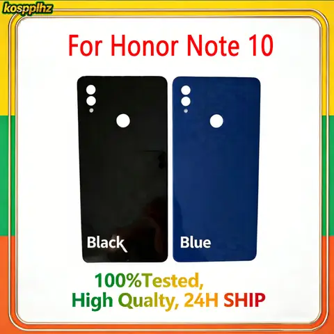 Glass Rear Housing For Honor Note 10 RVL-AL09 Battery Back Cover For Honor Note 10  Mobile Phone Back Cover Replacement