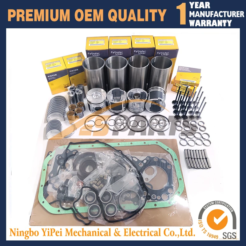

2KD 2KD-FTV Overhaul Rebuild Kit For Toyota Engine Piston Ring Gasket Bearing