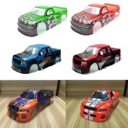 Ewellsold 1/10 PVC painted body shell/tail wing/spoiler/ Led lights/Accessories for 1/10 RC Trucks 94111 94188 94108 94083