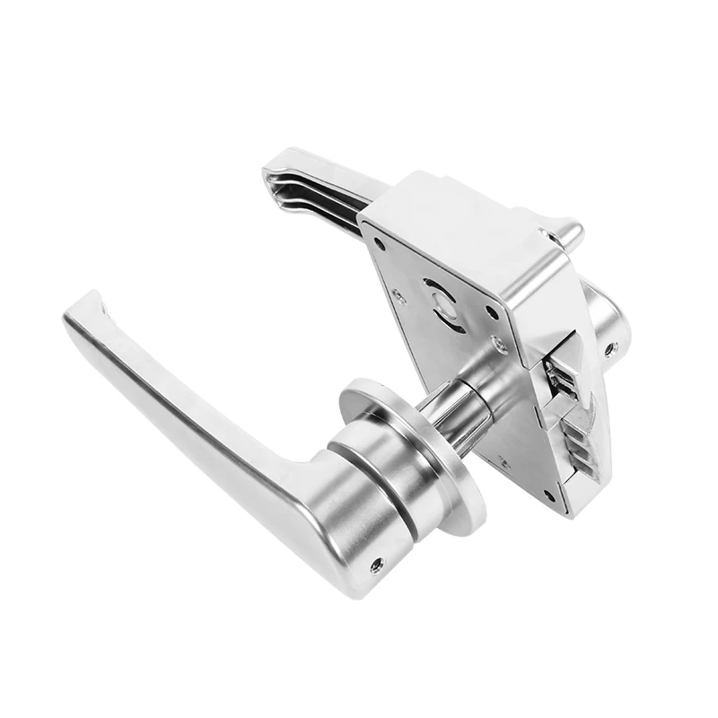 Fechadura de porta de motorhome, 19mm, com fechadura, liga de zinco prateada, banheiro, porta de banheiro, para trailer, viagem, trailer, motorhome, banheiro