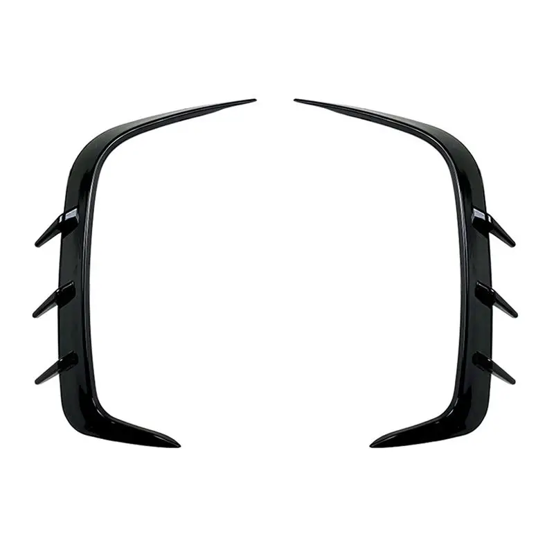 Excellent-1 Pair Rear Bumper Spoiler Air Vent Cover Side Canard For -BMW 4 Series G22 G23 425I 430I M440I M Sport