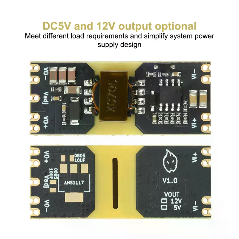 DC15-70V Input To DC 5V 12V Boost Buck Module XC7010 Isolated Power Module Reserved For LDO Voltage Conversion Modules