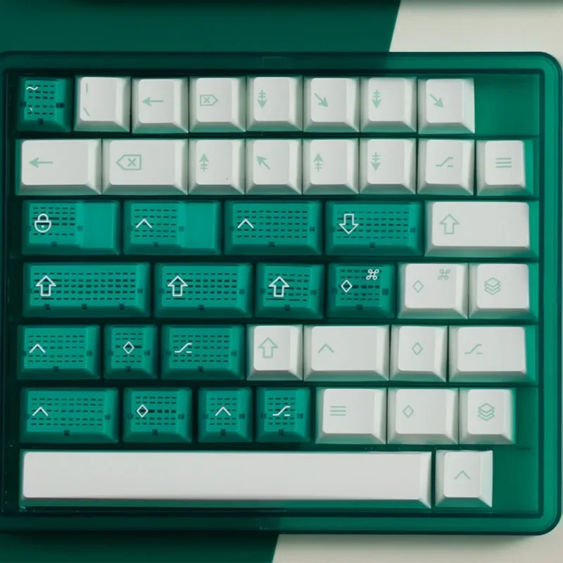 Imagem -06 - Abs Secundário Moldagem Keycaps Acessórios Teclado Mecânico Salt Lake Theme Perfil Cereja Jogo 180 Chave Presentes