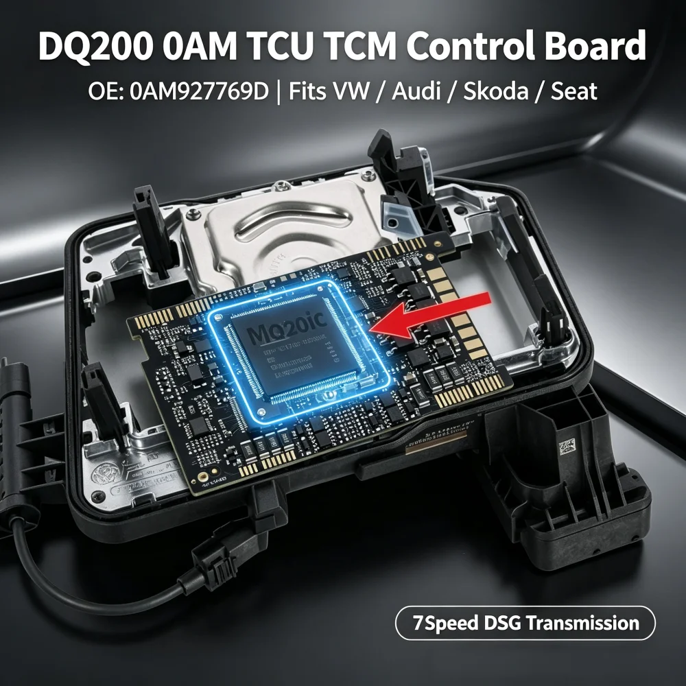 Latest-Generation DQ200 0AM Transmission 0AM927769D TCU TCM Internal Chip Circuit Board For Volkswagen Audi 0AM Control Board