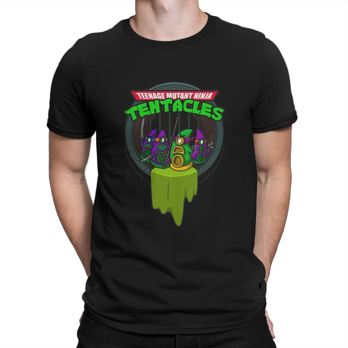 Teenage Mutant Ninja Tentacles  Unique TShirt Day Of the Tentacle Lucas Game Leisure T Shirt Hot Sale T-shirt For Adult