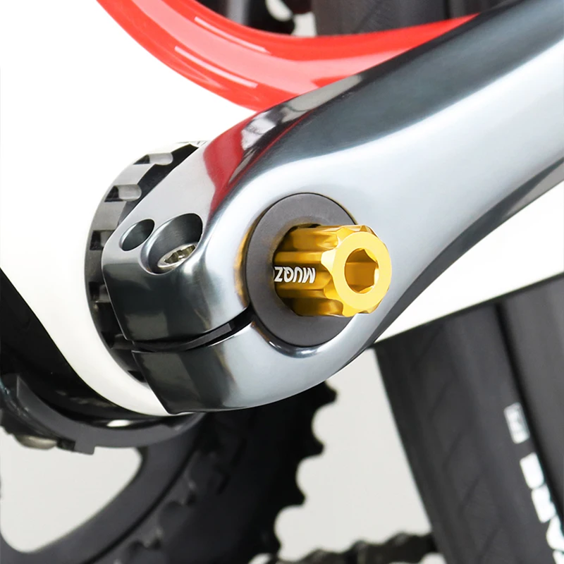 MUQZI Crank Remove Install Tool For MTB Road Bike Crank Arm Cap Extractor Bicycle Crankset Screw Installation Wrench