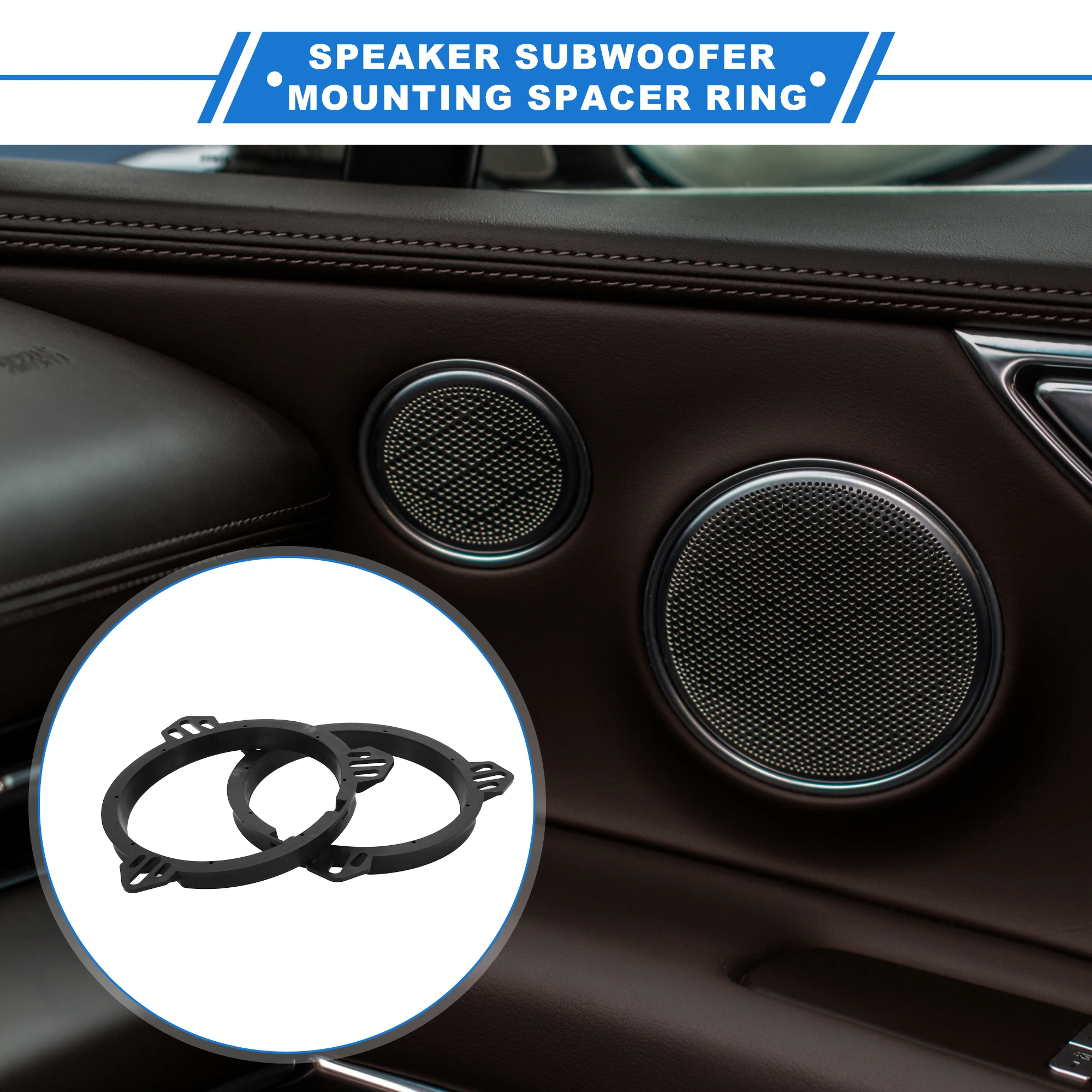 UXCELL Speaker Spacer Ring Tweeter Speaker Spacer Adapter for Scion XA for 6.5'' 2 Pcs