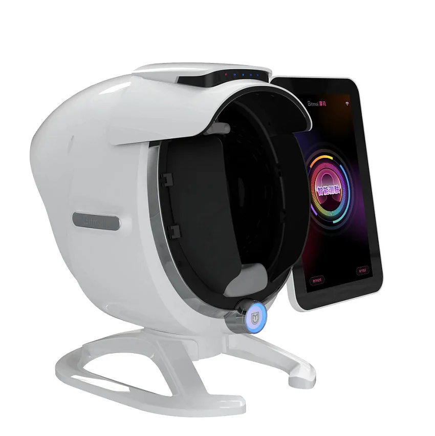 フルフェイス3D AI肌分析マシン 顔テスター スキャナー フェイスミラーデバイス 肌分析機 bitmoji肌分析機