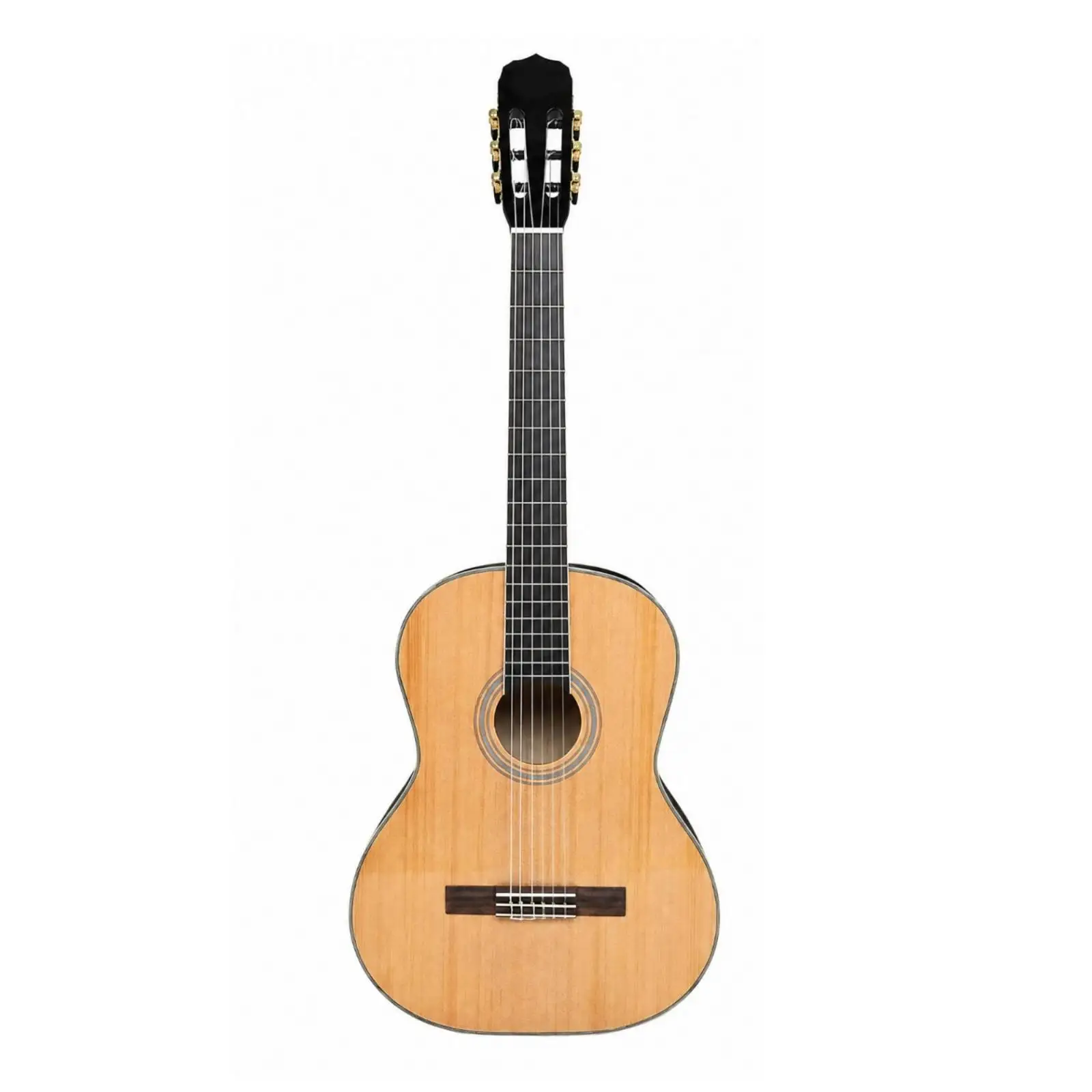 Spruce Classical Acoustic Guitar Traditional Waist Shape Orbital Sound Hole 39 Inch for Beginner Student Musical Journey Start